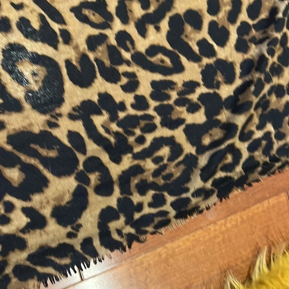 Aldo Leopard print cotton  oversized scarf - Picture 11 of 12